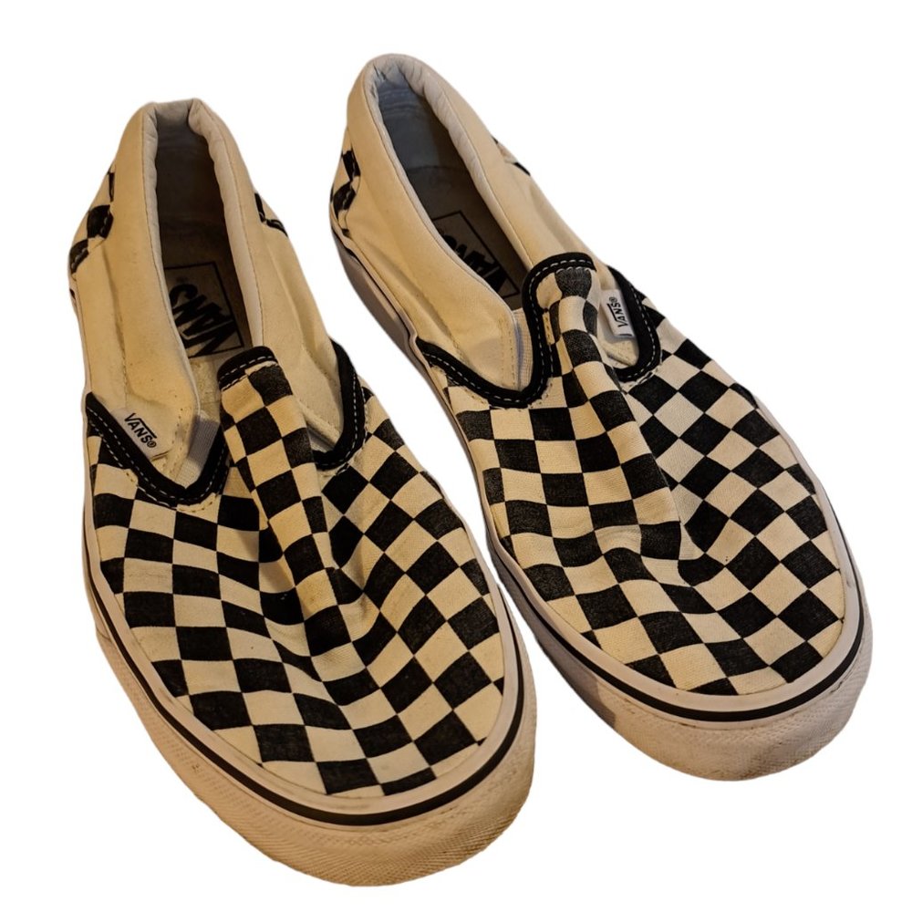 Vans Slip-On Checkered Skate Shoes Women's Size 9 Men's 7.5
